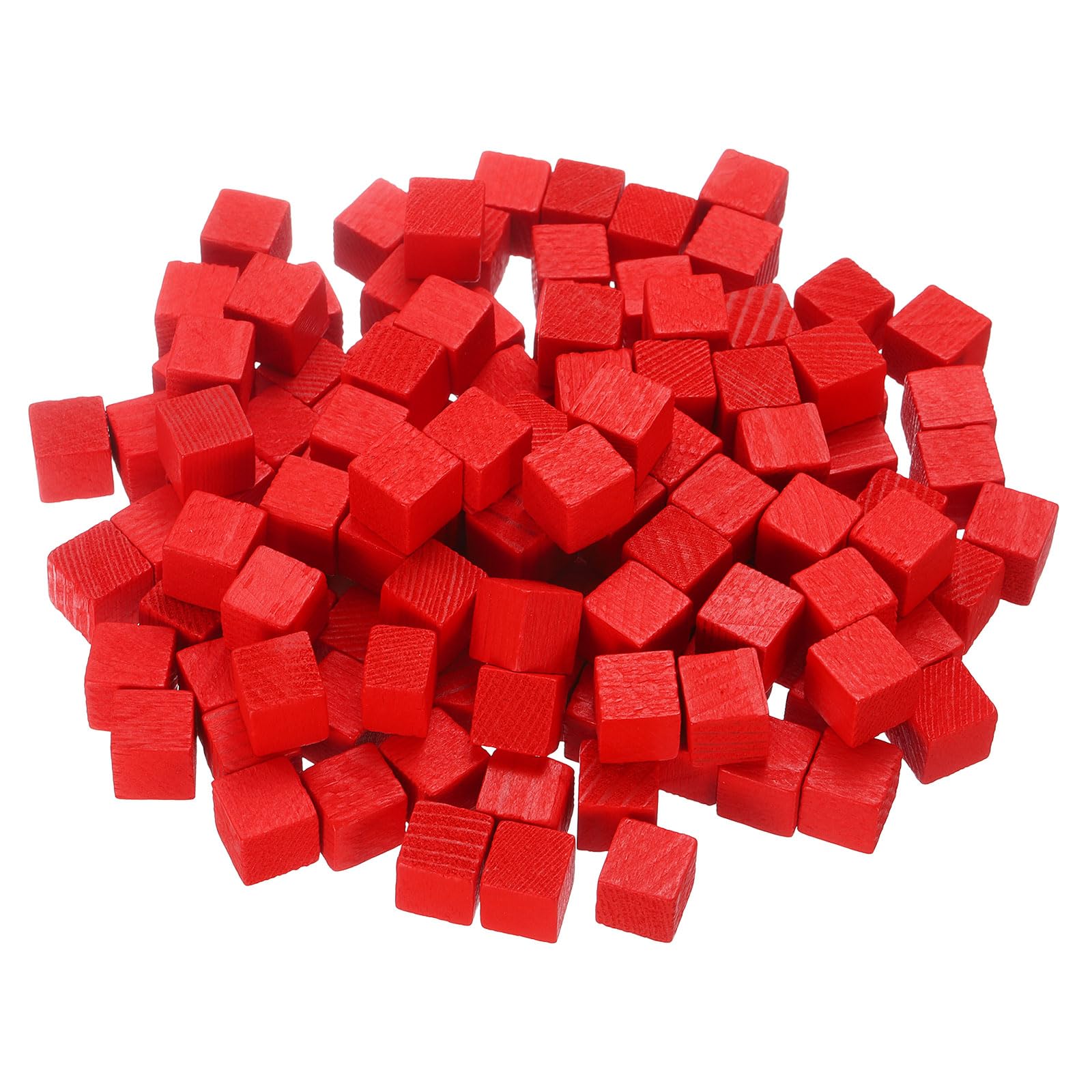 Cubes en bois rouge de 1 cm pour créer des cadeaux personnalisés uniques