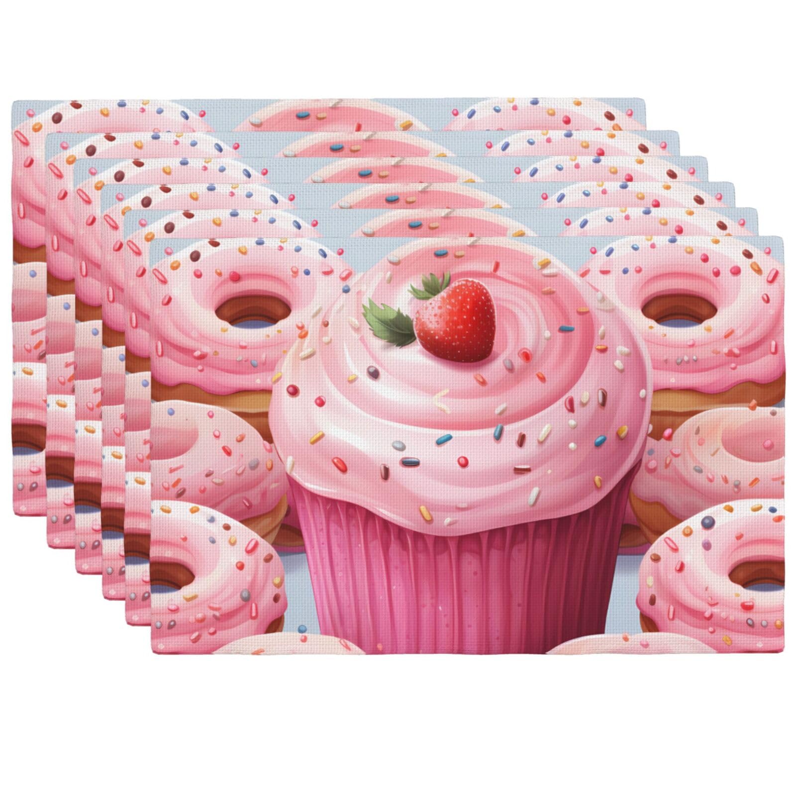 Set de table anti-tache donut pour protéger votre nappe des brûlures et éclaboussures