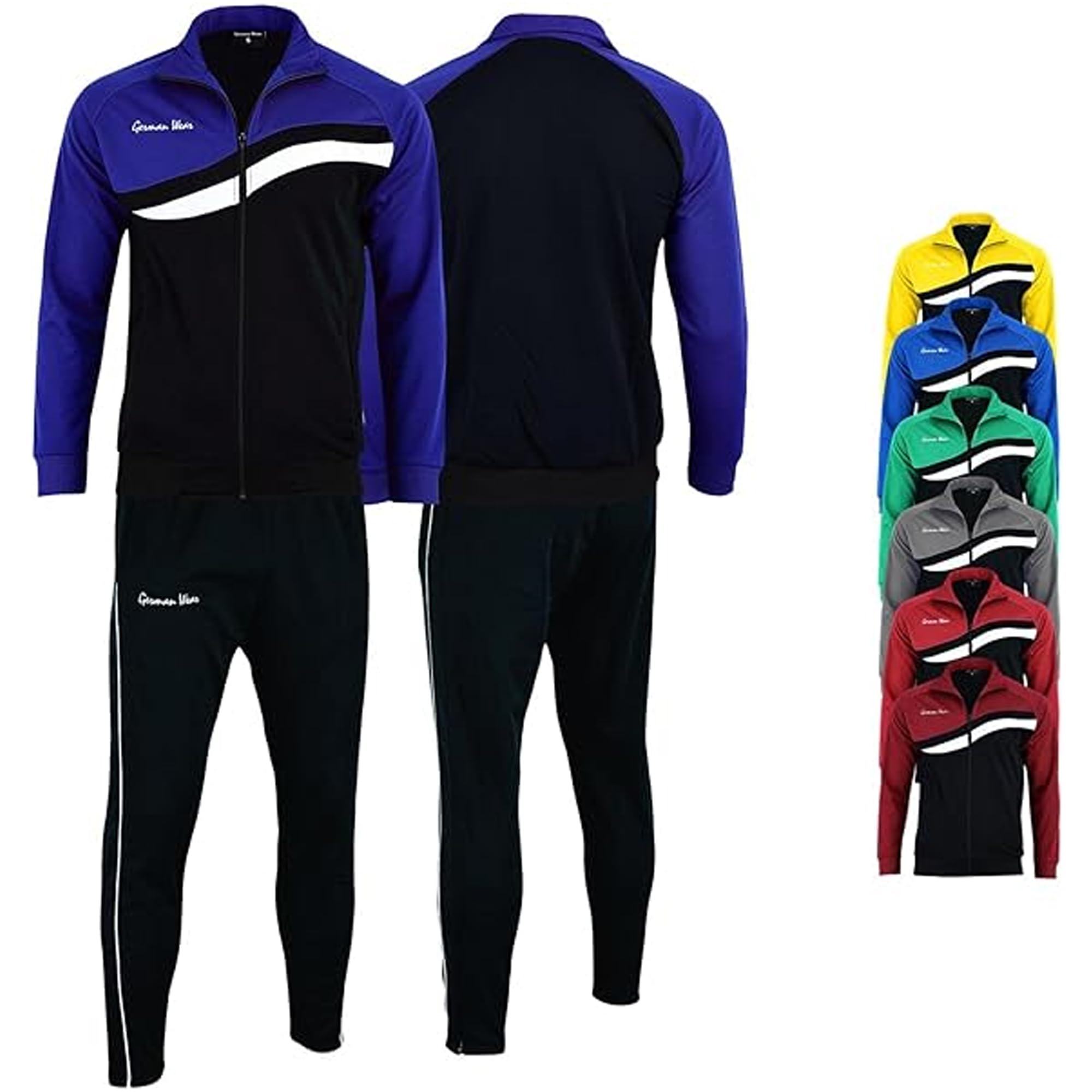 German Wear STRIKER Herren Trainingsanzug Sportanzug Jogginganzug Doppellagig