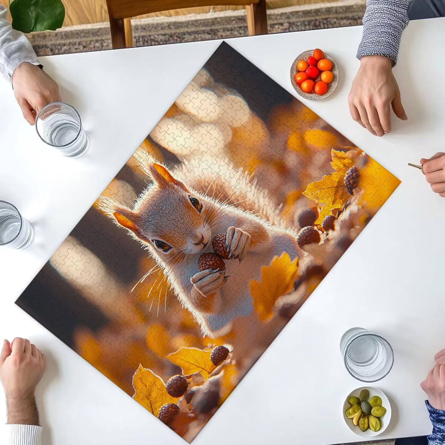 Puzzle de 2000 Piezas Puzzle Adultos 100 x 70cm Juego Educativo Regalos Rompecabezas para Adultos y niños a Partir de 14 Años, Regalo Creativo para la Relajación 100 x 70cm - (Ardilla del bosque) x726