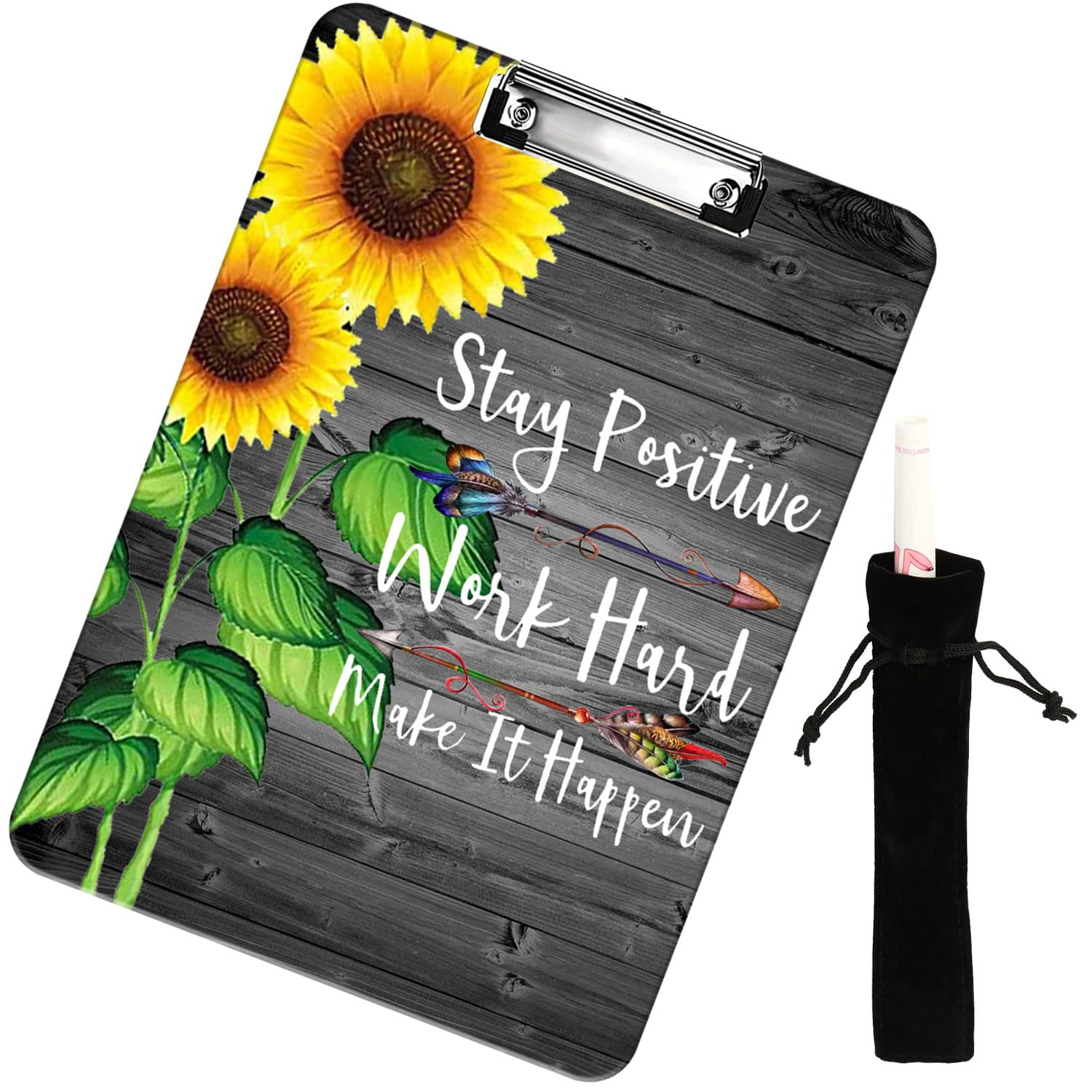 Fashion Clipboard, Durable Thin Clip, Standard A4 Letter Size, Full-Color Plastic Printed Clipboard Specially Designed for Classrooms and Offices,