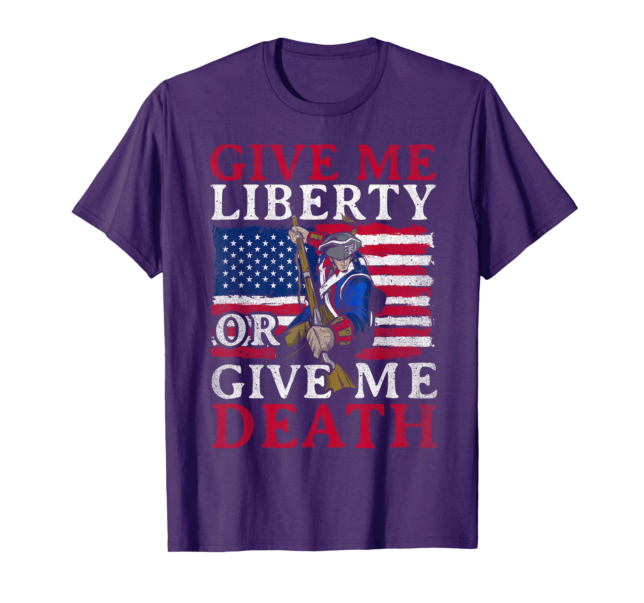 eagle Give Me Liberty Or Give Me Death 4th of July T-Shirt