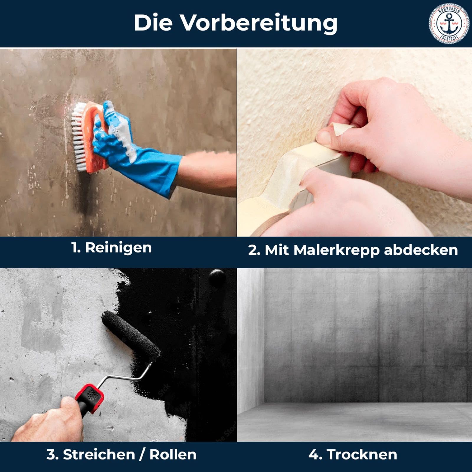 FARBENLÖWE Betonfarbe Fassadenfarbe Bodenfarbe Farbauswahl Bodenbeschichtung (10 L, Anthrazitgrau RAL 7016)