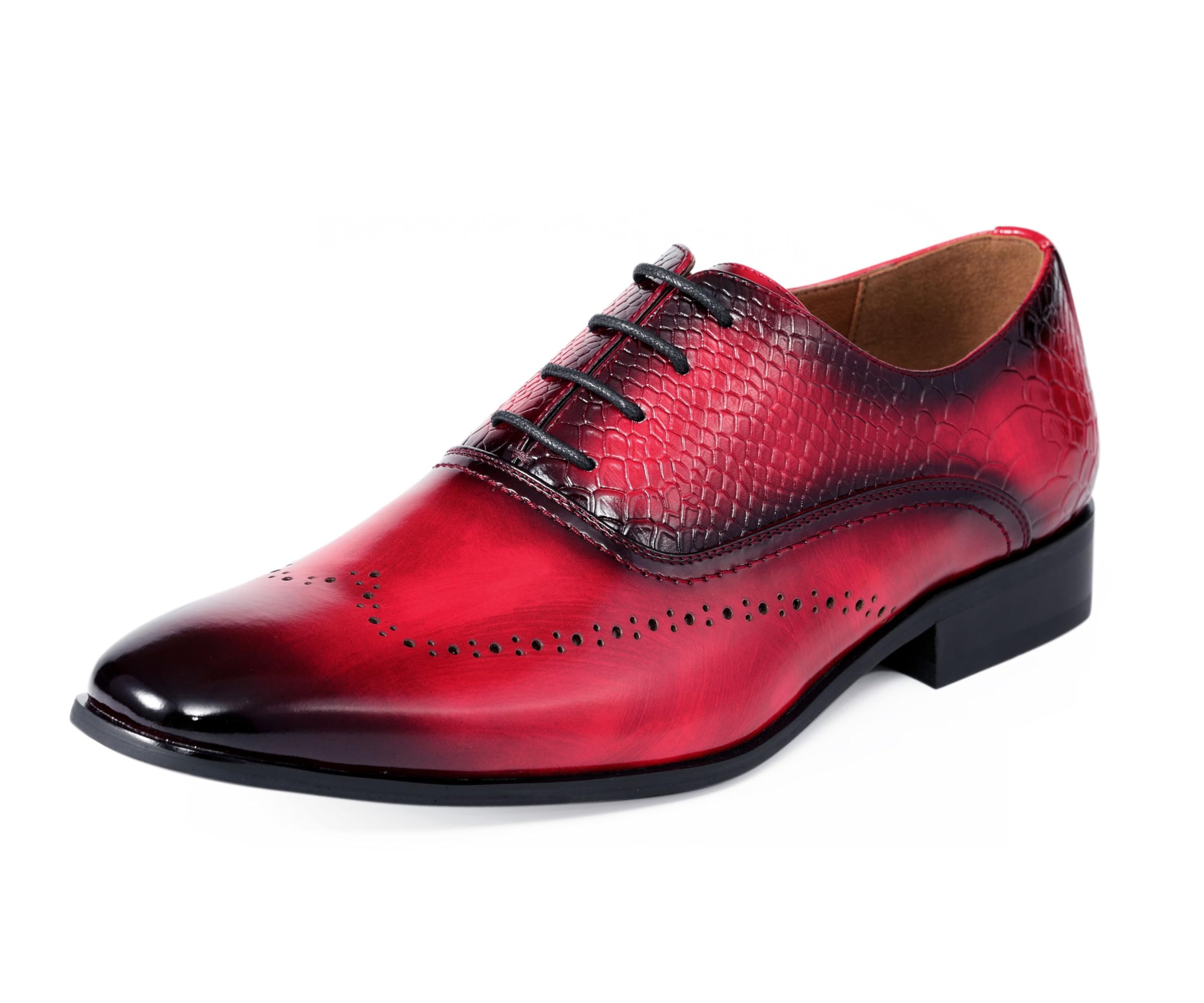 Amali Piedmont - Mens Dress Shoes - Oxford Shoes for Men - Tuxedo Shoes - Lace Up Mens