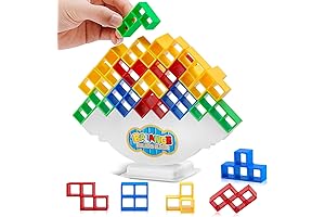 Tetris Tower Block Game: Balance, Play and Learn