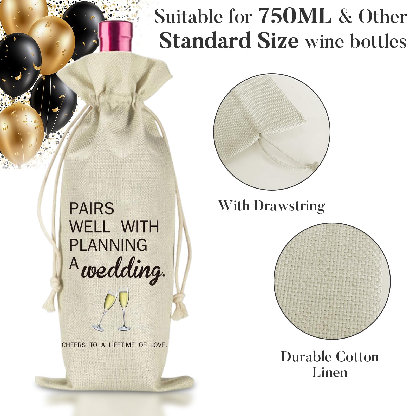 Wedding Gifts for Couples Wifey&Hubby Wine&Whiskey Glass - Unique Bridal Shower Gifts, Wedding Gifts for Couple, Bride Groom, Mr and Mrs Newlywed Gifts For Her,Him,Couples