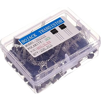 BOJACK 2N2222 NPN 60V 0.8A 0.5W 250MHZ Power General Purpose Transistors(Pack of 200 Pcs)