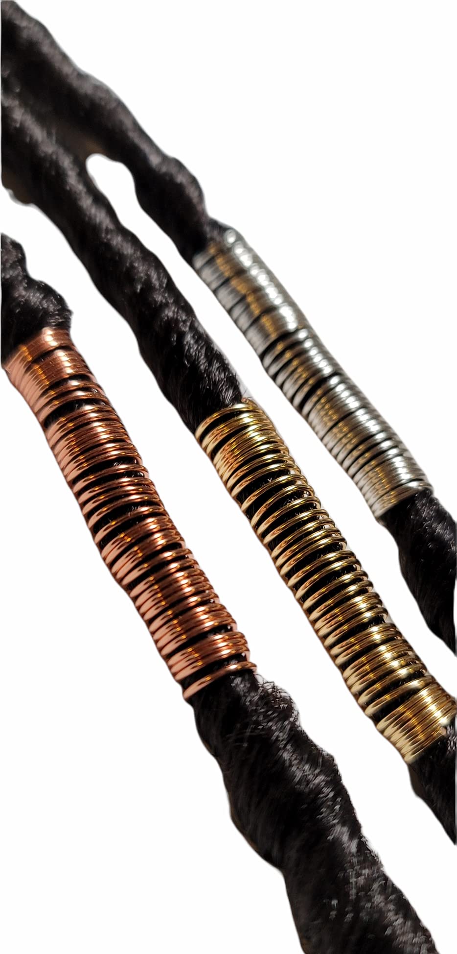 Amazon.com: Beaditwearitloveit 1 Long Copper Dreadlock Coils  display picture 1