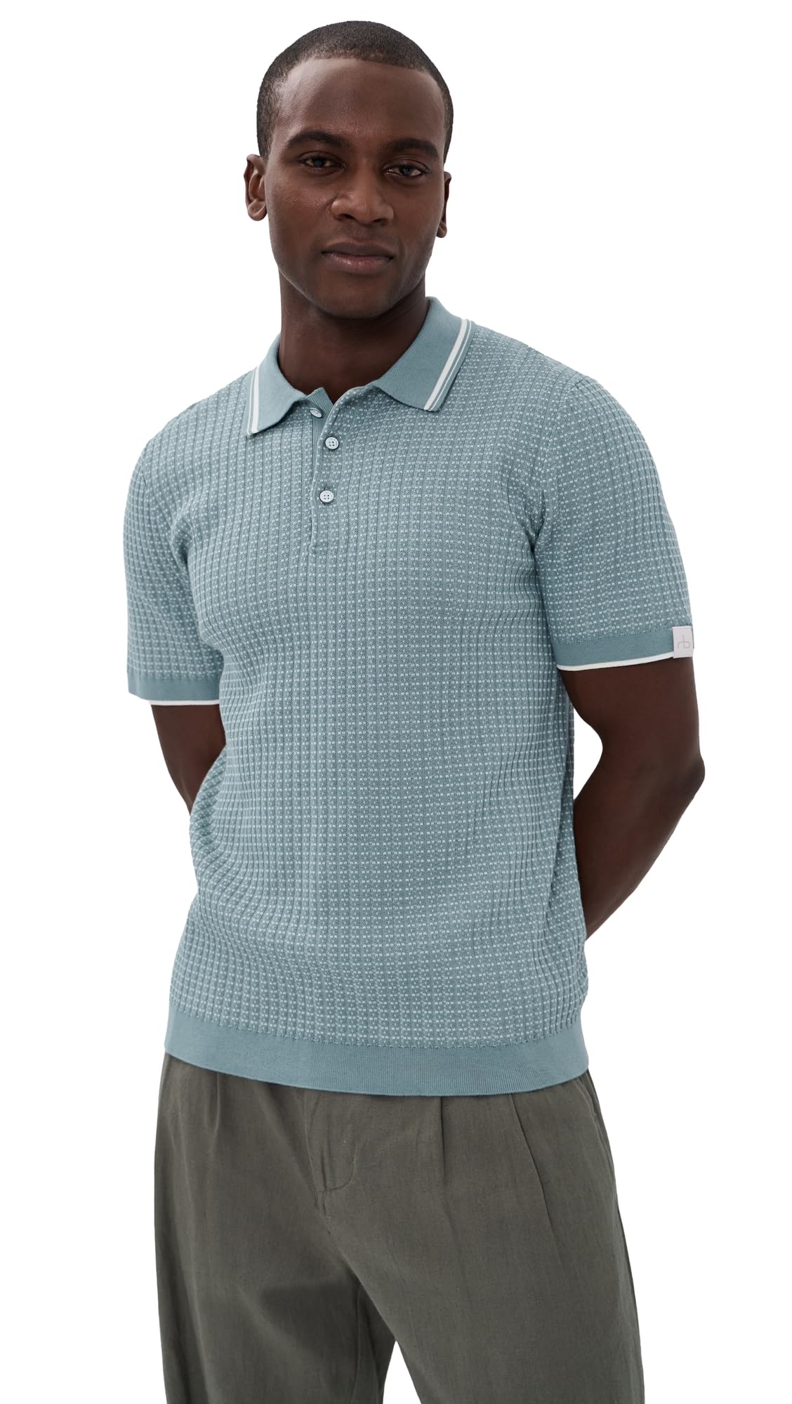 Men's Harvey Rib Polo