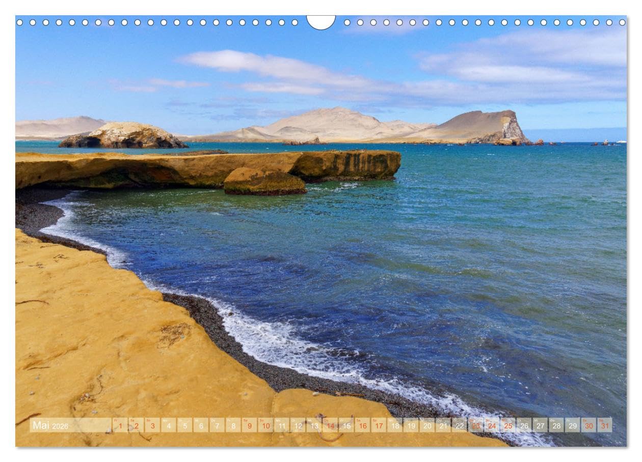 Bekanntes und Unbekanntes Peru (Wandkalender 2026 DIN A3 quer), CALVENDO Monatskalender: Peru ist der Inbegriff von Südamerika und ein Traumziel für Reisende. (CALVENDO Orte)