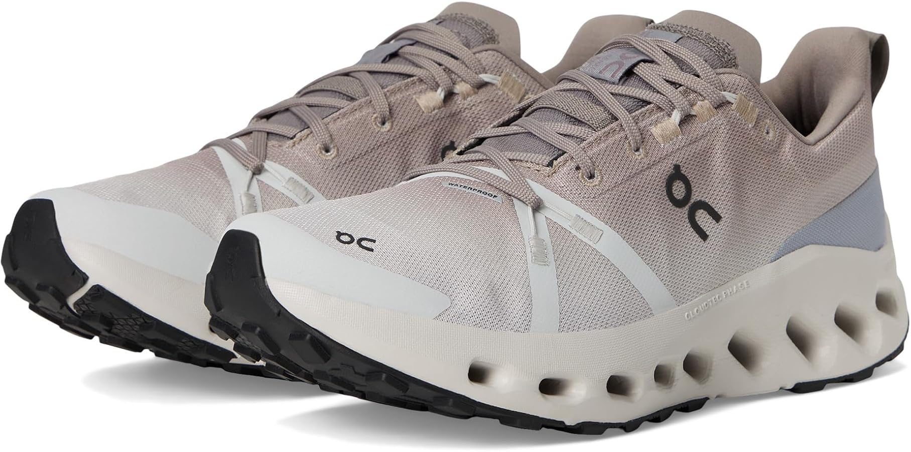 Amazon | On(オン) Cloudsurfer Trail Wp Desert | Wolf 23.5CM