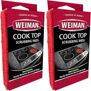 Weiman Cooktop Scrubbing Pads for Burned Food