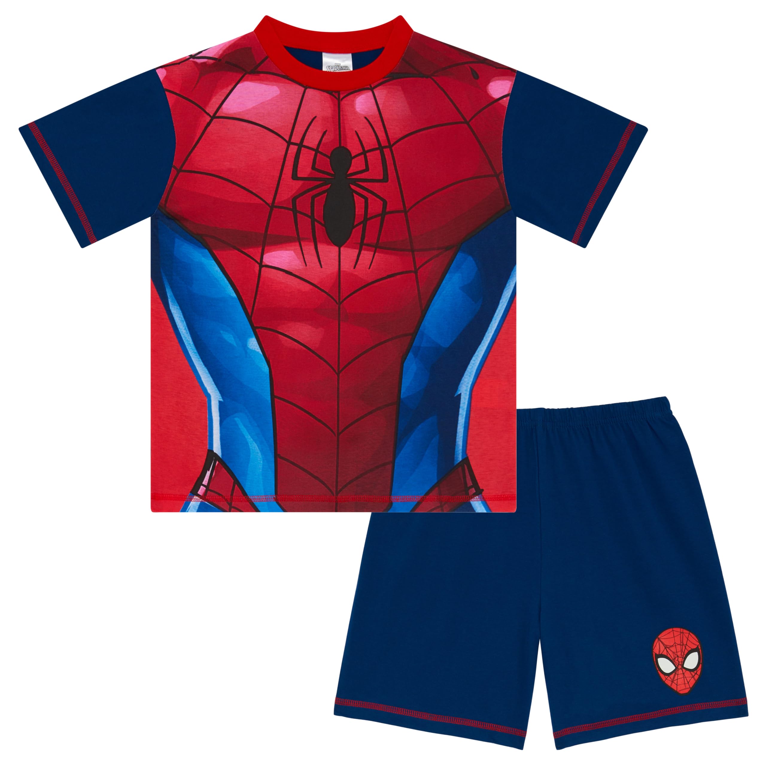 Marvel Spider Man 100% Cotton Short Novelty Pyjamas Spiderman 18-24 months