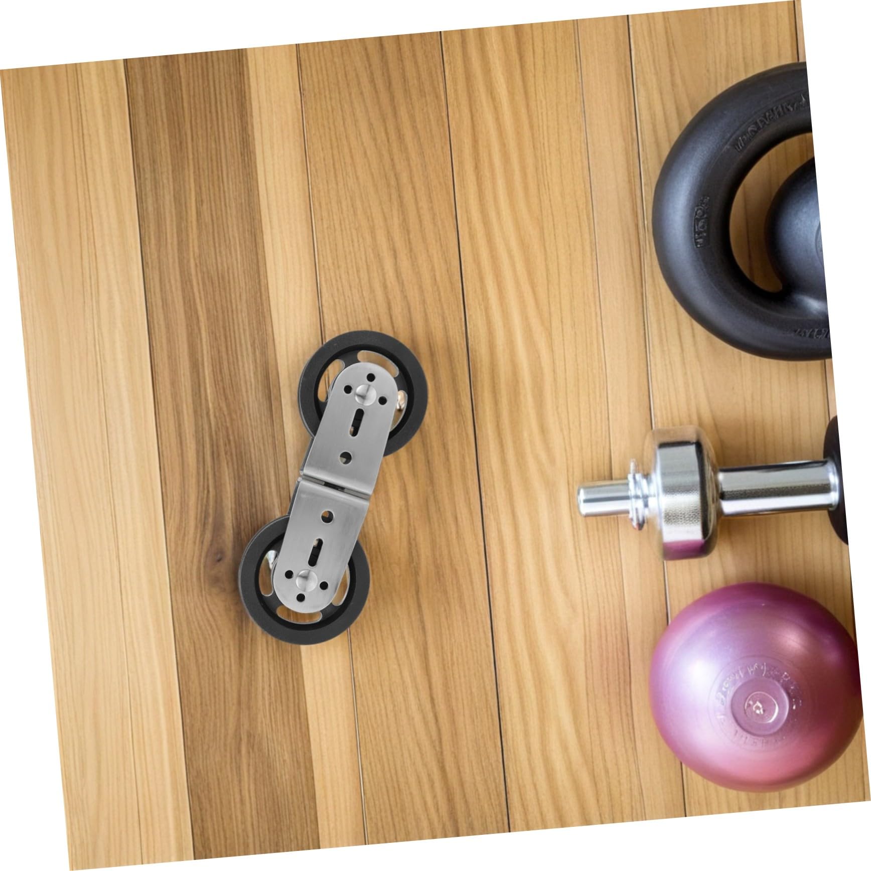 Toyvian 2 Piezas Equipo De Fitness De Doble Polea Polea Giratoria Silenciosa para Entrenamiento Casa para Gimnasio para Ejercicios Pesas y Tendedero
