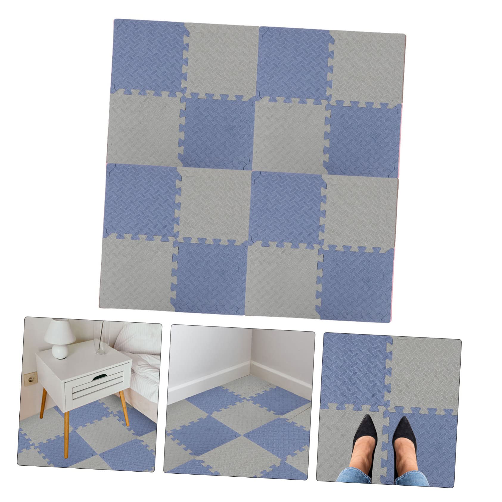 Tappetini Puzzle in Schiuma 16 Pezzi per Bambini e Ragazzi | Pavimento Gioco Indoor, Incastro Modulare, Assorbimento Urti e Alta Elasticità