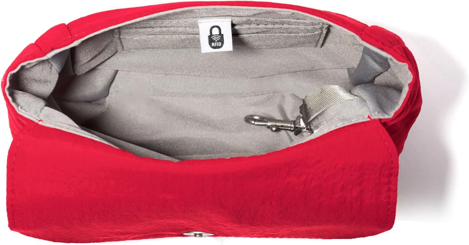 Baggallini Swift Flap Mini Crossbody - 6.3"x7" Lightweight Small Travel Purse with Crossbody Strap and RFID - Image 10