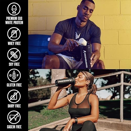 Miniatura 5 de Transformation Chocolate Premium Proteína en polvo + Super Greens Immune Boosting Combo Pack - Energía, salud intestinal, desintoxicación y apoyo