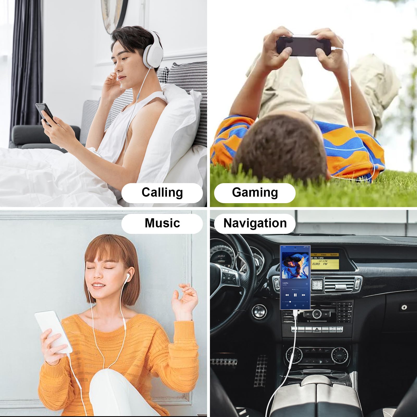 Amazon.com: USB C to 3.5mm Audio Headphone Jack Adapter for Google