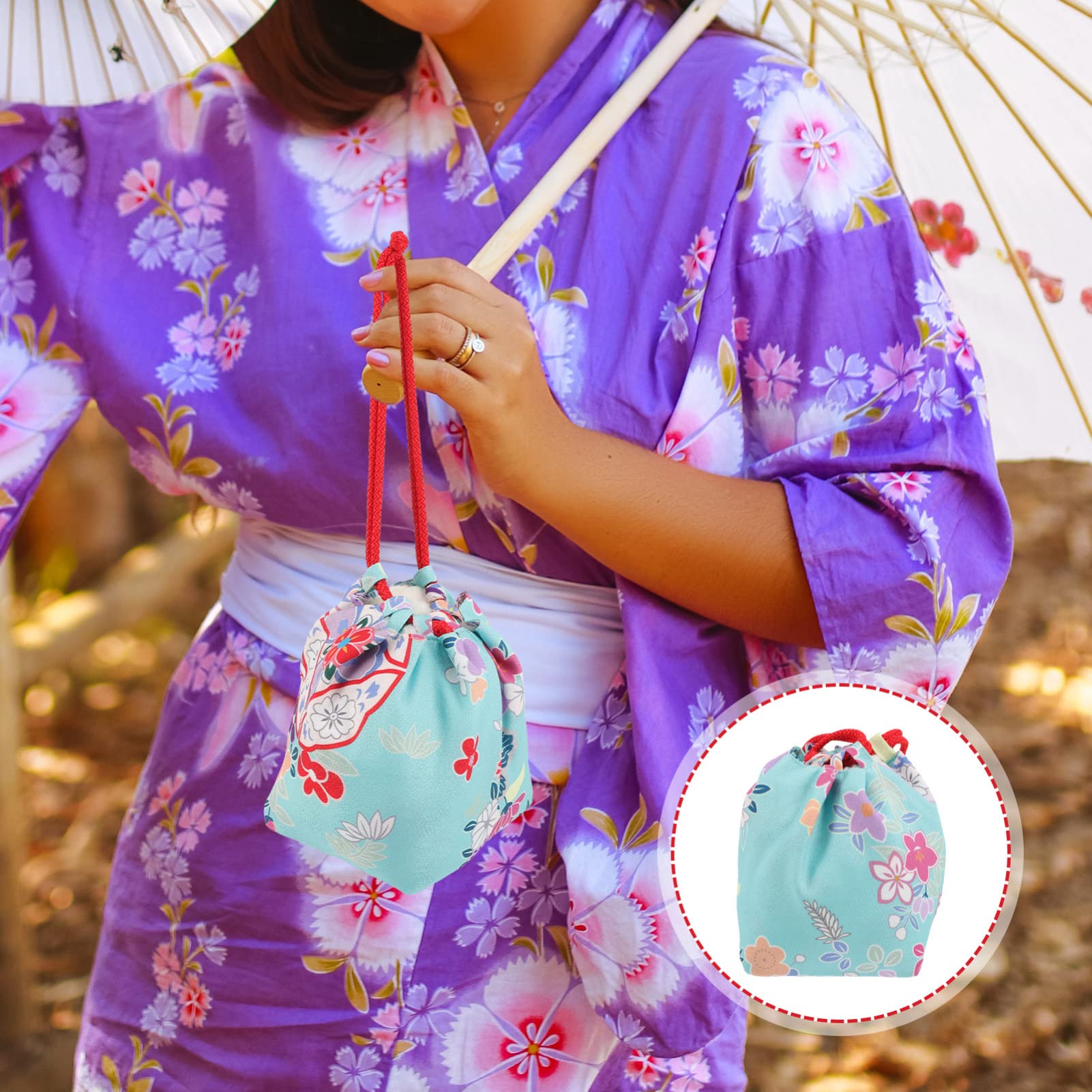 着物・浴衣・和小物 wel Amazon | BESTOYARD 巾着バッグ 和装 浴衣バッグ 手提げ 和装