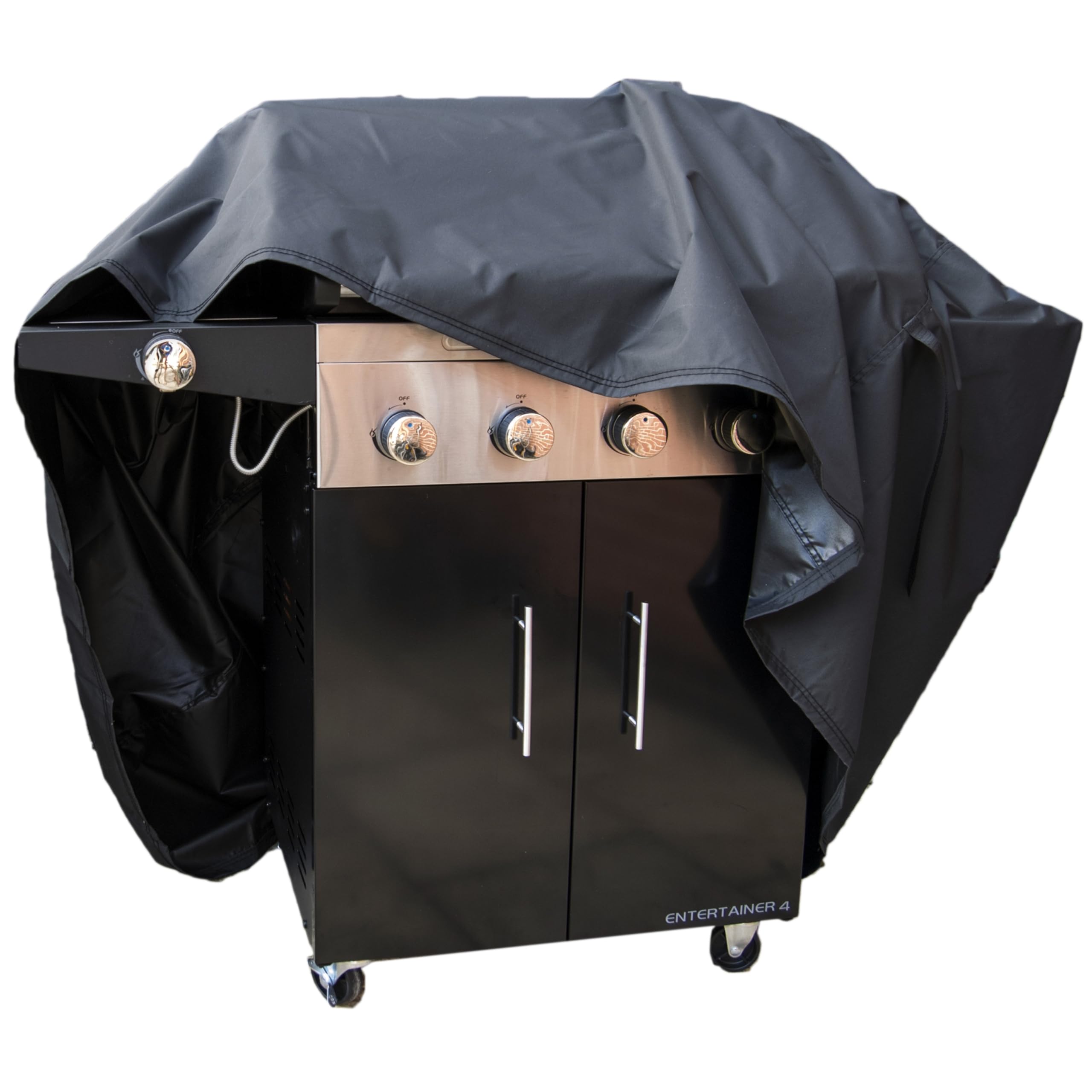 Copertura Protettiva Pop'Up Per Barbecue Xl In Poliestere Nero - Foto 5