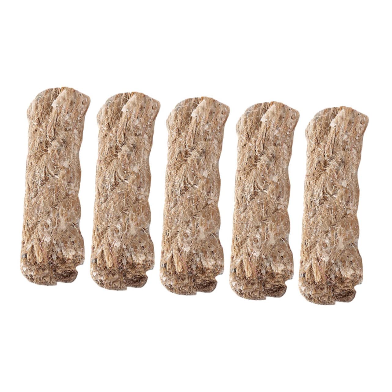 GOOHOCHY Fire String Wick Jute Cord for Hiking Waterproof Jute Ropes Easy Ignition for Outdoor BBQ