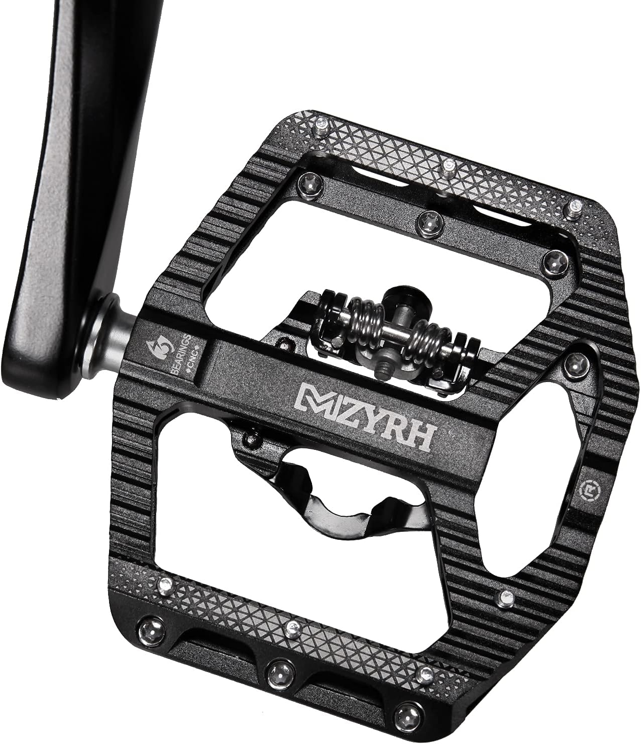 Buy MZYRH MTB Mountain Bike Pedals 3 Bearing Flat Platform 