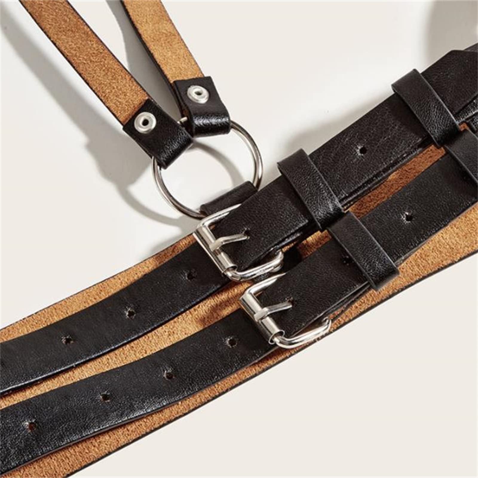 Amazon.co.jp: ボディーハーネス パンクスタイルの女性のための路上で