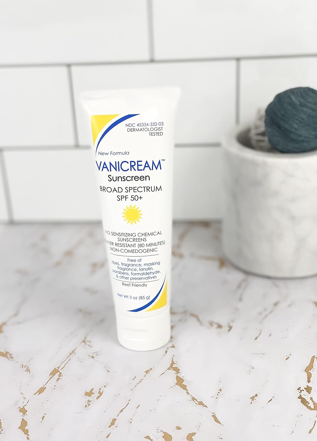 Vanicream Sunscreen Broad Spectrum SPF 50+, 3 Ounce : Office Products