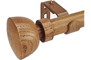 Wooden Curtain Rods for Windows: Style and Functionality