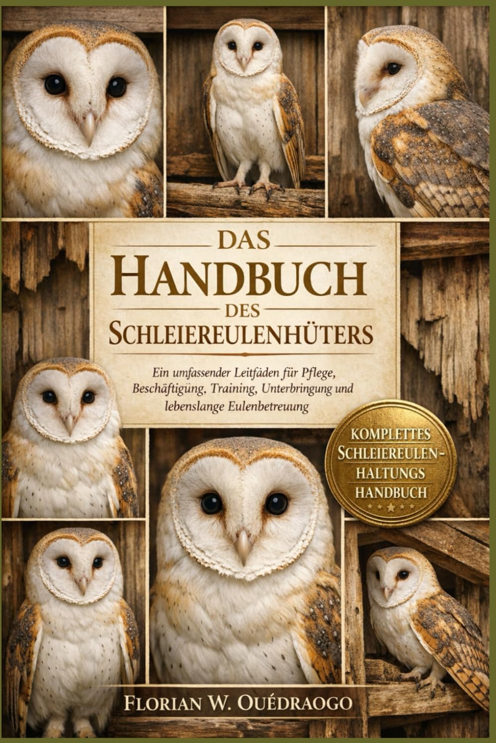 DAS HANDBUCH DES SCHLEIEREULENHÜTERS: Ein umfassender Leitfaden für Pflege, Beschäftigung, Training, Unterbringung und lebenslange Eulenbetreuung