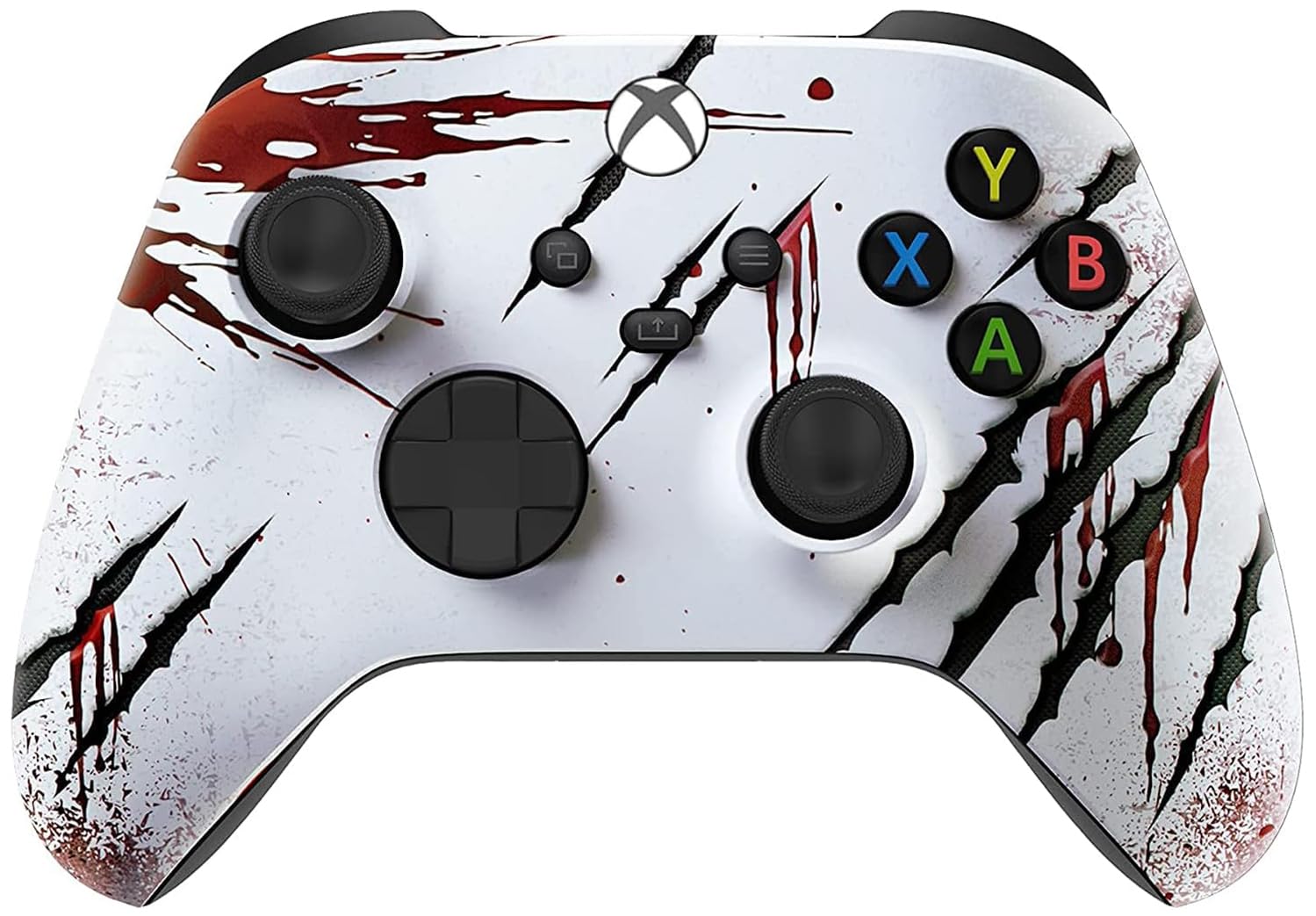Custom Controllerzz Wireless Controller for Microsoft Xbox Series X/S &amp; Xbox One - Custom Soft Touch Feel - Custom Xbox Series X/S Controller (X/S Slasher)