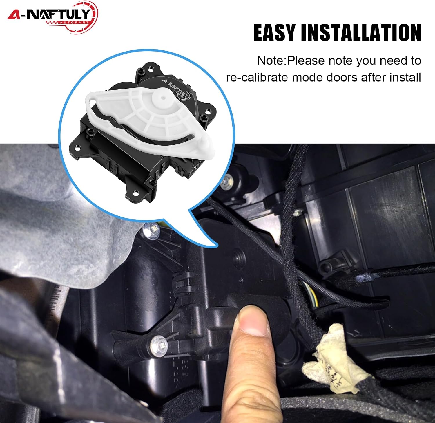 Mode HVAC Blend Door Actuator Fits for 1997-2005 Lexus RX300 IS300 GS300 GS400 GS430, 2002-2010 SC430, Heater Air Door Actuator Motor Replace# 604-917, 8710630371, 604917, 87106-30371