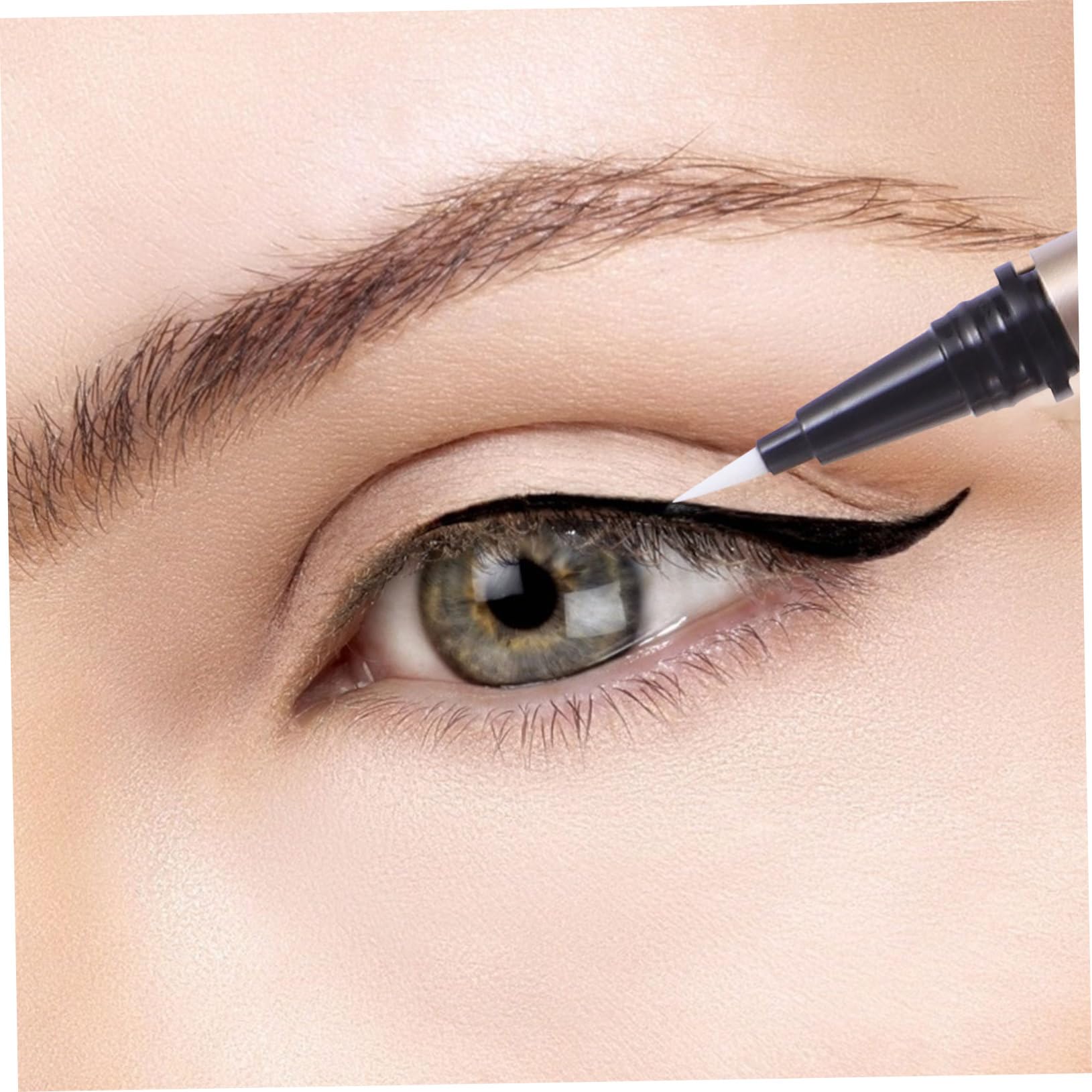 PRETYZOOM 5 Tubos Delineadores de Ojos Recargables Dorados de 1ml, Aplicadores de Delineador Líquido de Plástico, Ligeros y Perfectos para Mayoristas de Cosméticos