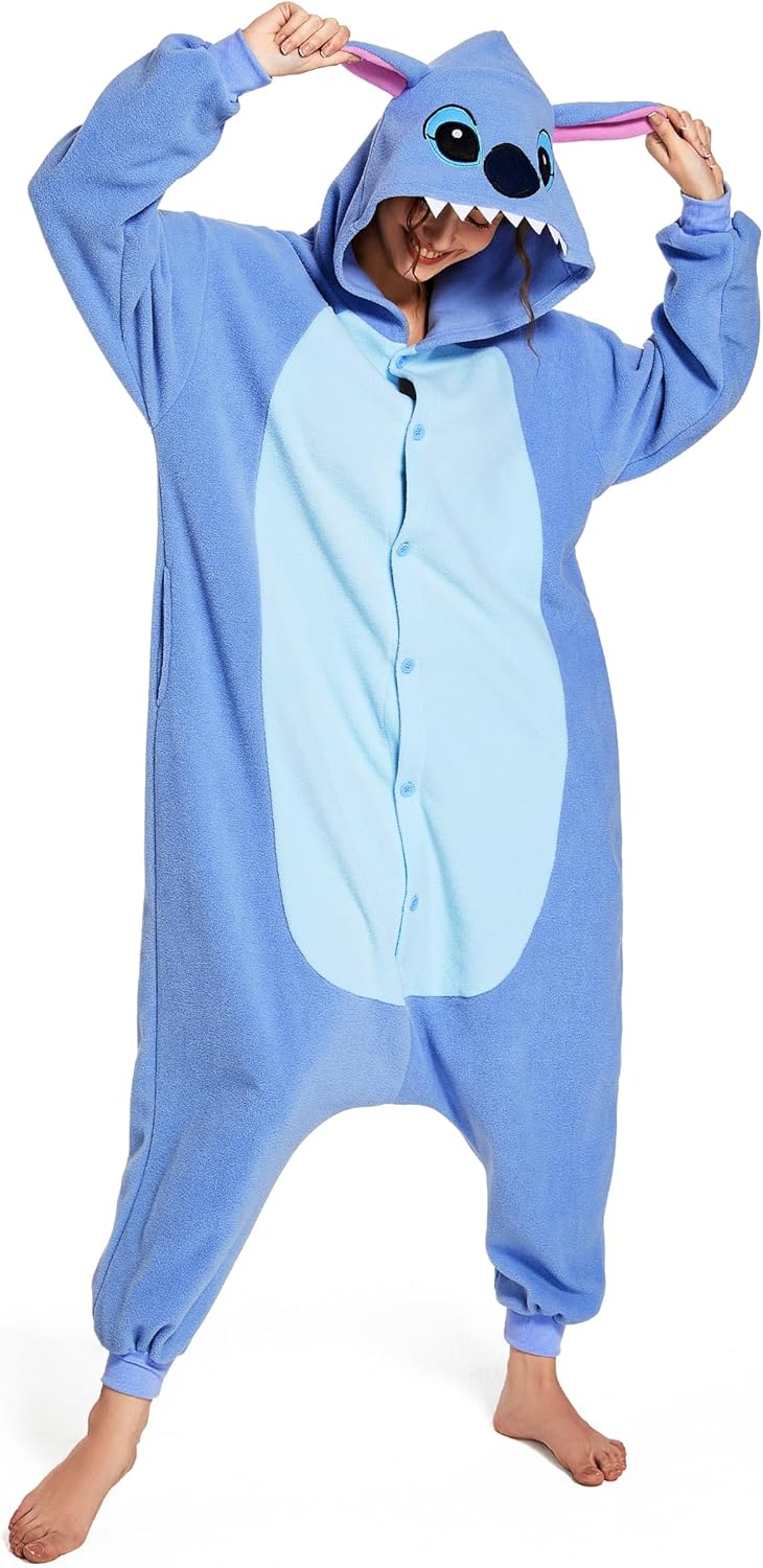 CANASOUR Unisex Adult Halloween Costumes Animal Anime Cosplay One-Piece Pajamas Christmas Onesie - Image 3