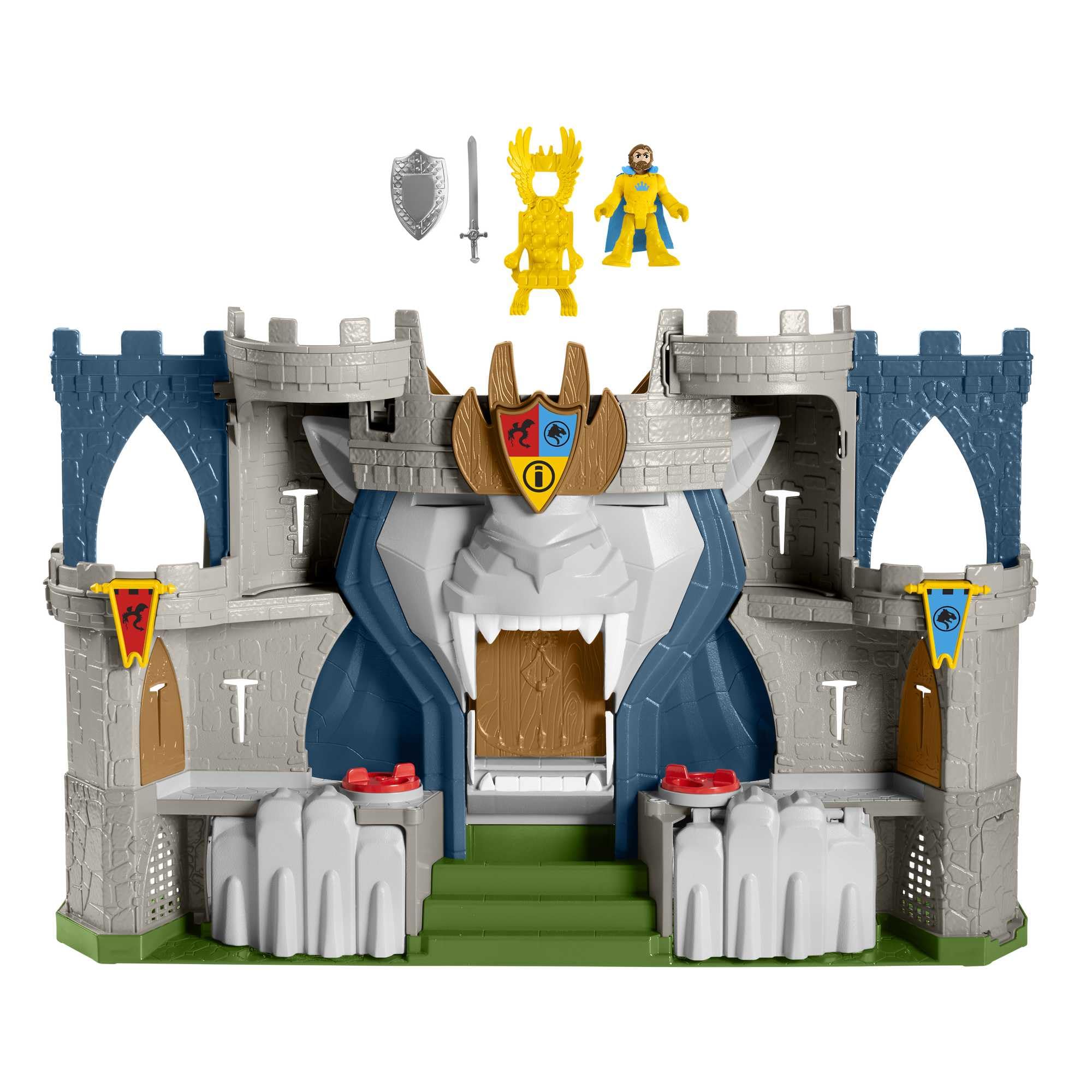 Fisher-Price Imaginext Castillo aventuras Set de juego con figura de juguete y accesorios, regalo para niños +3 años