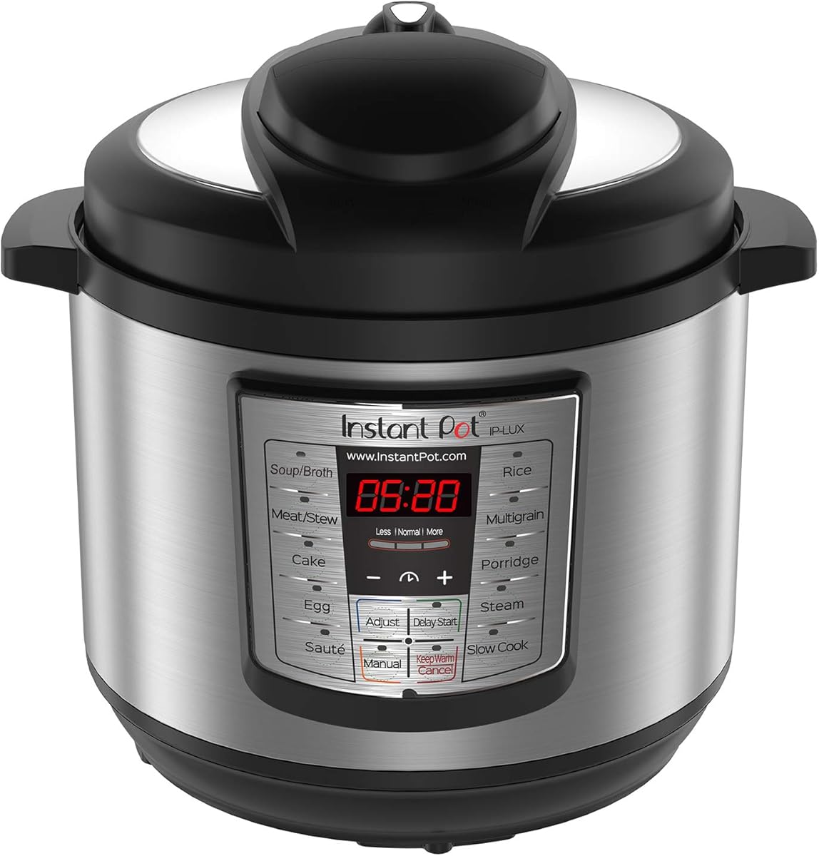 Instant Pot Lux 6-in-1 Electric Pressure Cooker, Sterilizer, Slow Cooker, Rice Cooker, Steamer, Saute, and Warmer, 8 Quart, 12 One-Touch Programs