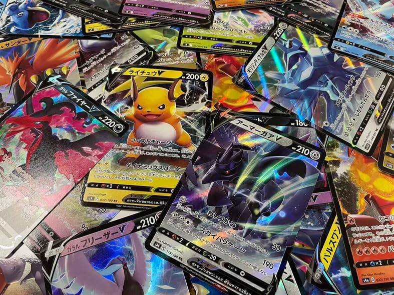 3X Karty Pokémon V Zestaw japoński | Karty V/VMAX/GX/VSTAR z aktualnych japońskich zestawów | Oryginalna wersja japońska | Nowe | HeartGlobal® Ochrona wysyłki