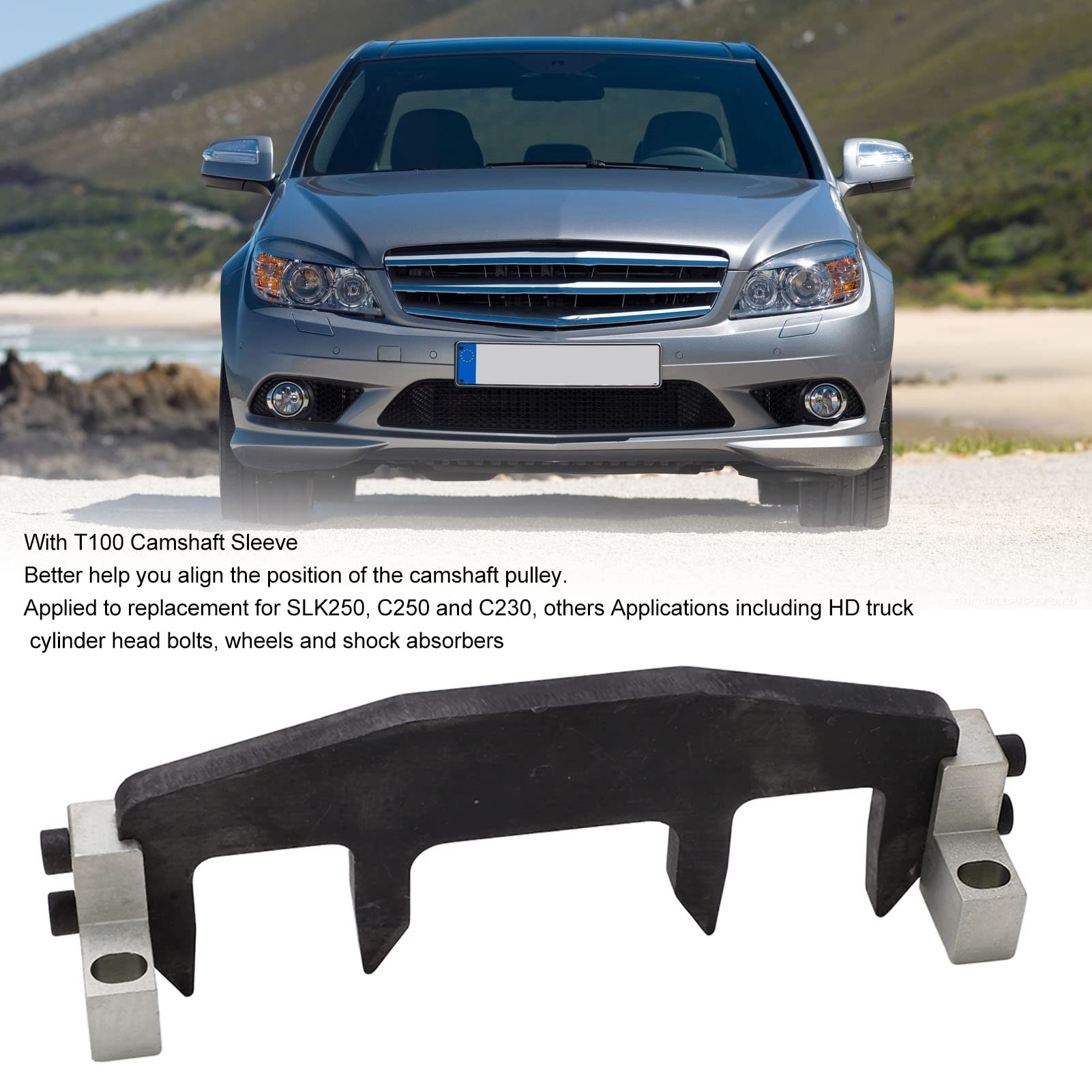 2023 Aggiornamento Della Copertura Della Punta Di Scarico Trim Sostituzione Della Cornice Per Classe C W206 AMG Line Dal 2022 In Poi, OE: 206 885 8303 ( L), 206 885 8403 (R), (Nero