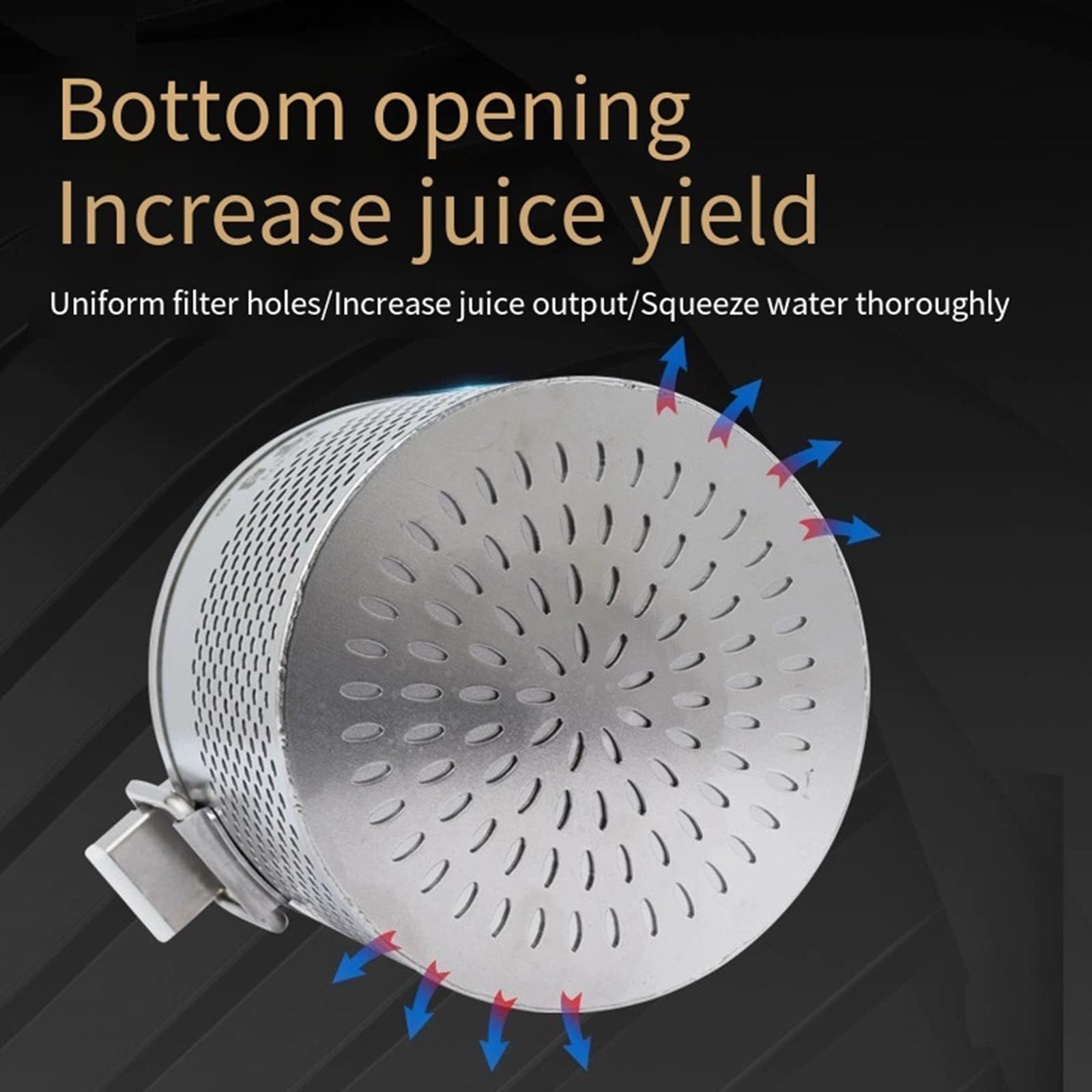 Presse manuelle en acier inoxydable pour déshydratation rapide des légumes et extraction de jus de citron avec presse manuelle haute efficacité