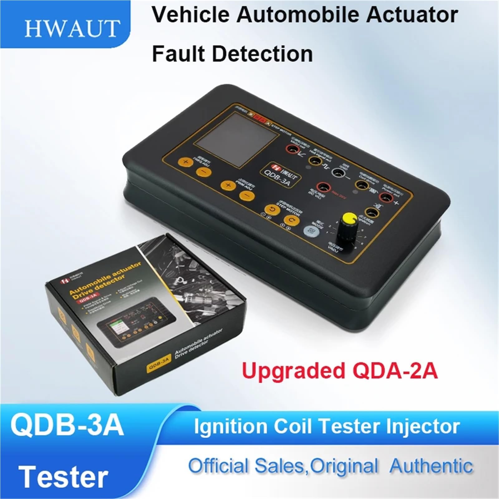 2A 3A 12~24V Ignition Coil Test Injector Tester Automobile Actuator Fault Detector Stepper Motor Instrument Diagnostic Tools