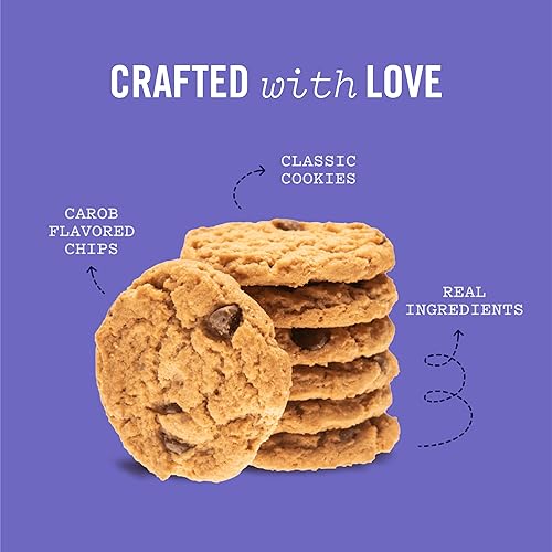Miniatura 3 de Three Dog Bakery Galletas con chips con sabor a algarroba, golosinas prémium para perros, paquete de 13 onzas, paquete de 6