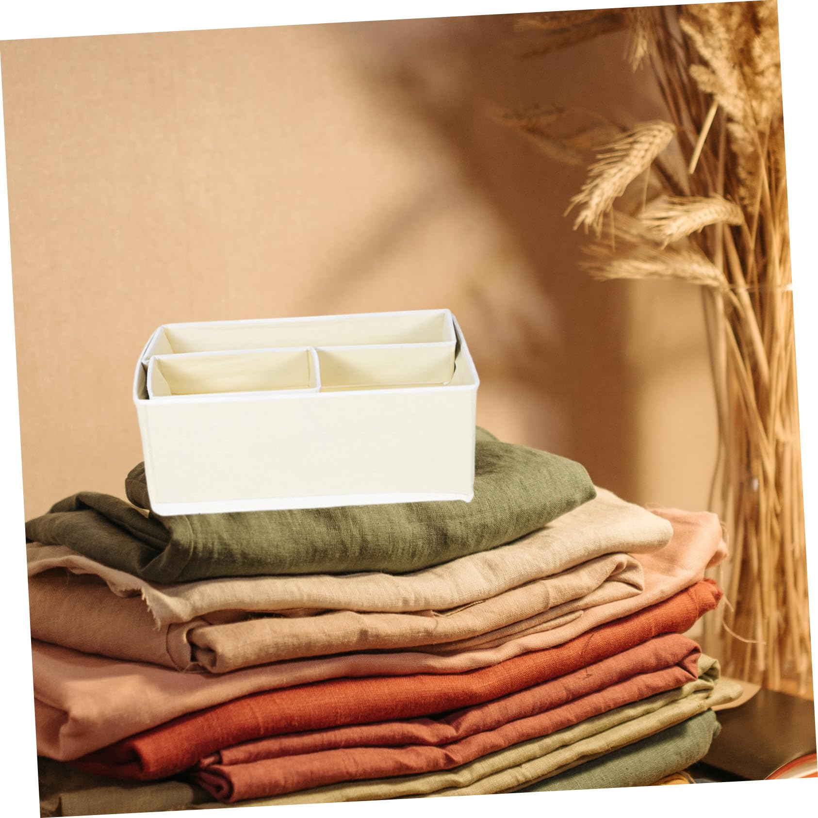 SOLUSTRE 12stücke Teiliger Faltbarer Aus Vliesstoff Aufbewahrungsbox Für Babykleidung Kommodenhülle Für Schlafzimmer Schrank Socken Bhs Krawatten Kleidung Kinderzimmer