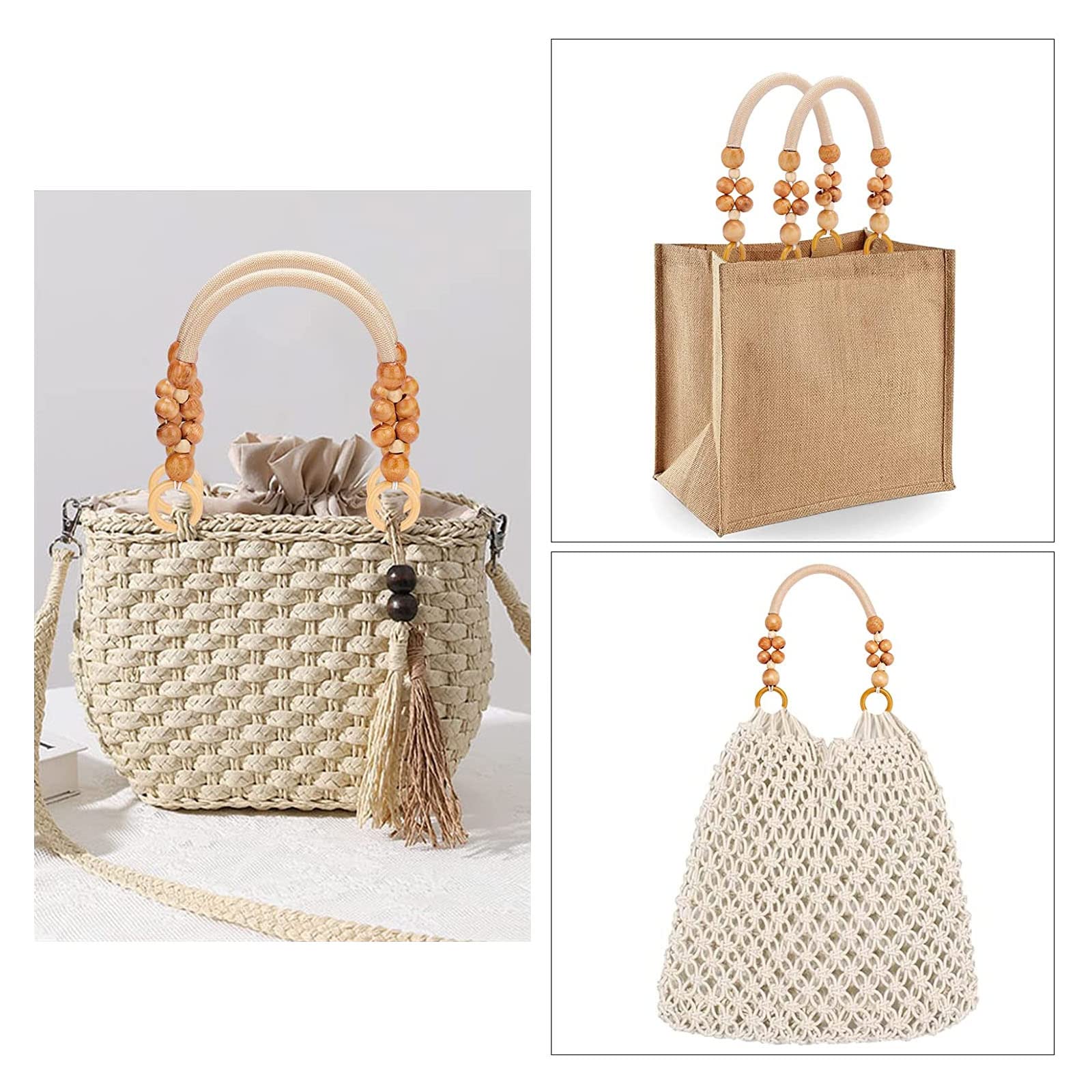 WANYI Anses Pour Sac Au Crochet Fond De Sac à Crocheter Ensemble