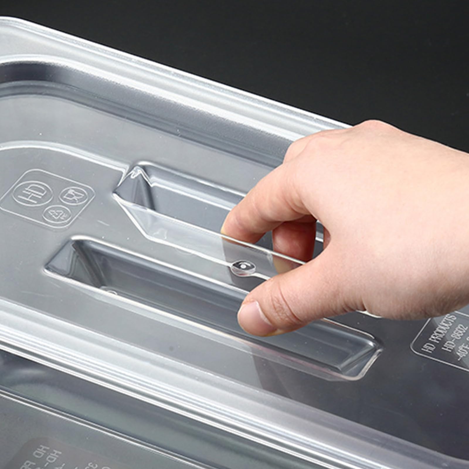 Contenitore da cucina a bassa temperatura con chiara visibilità, adatto per cuochi casalinghi entusiasti e ristoranti