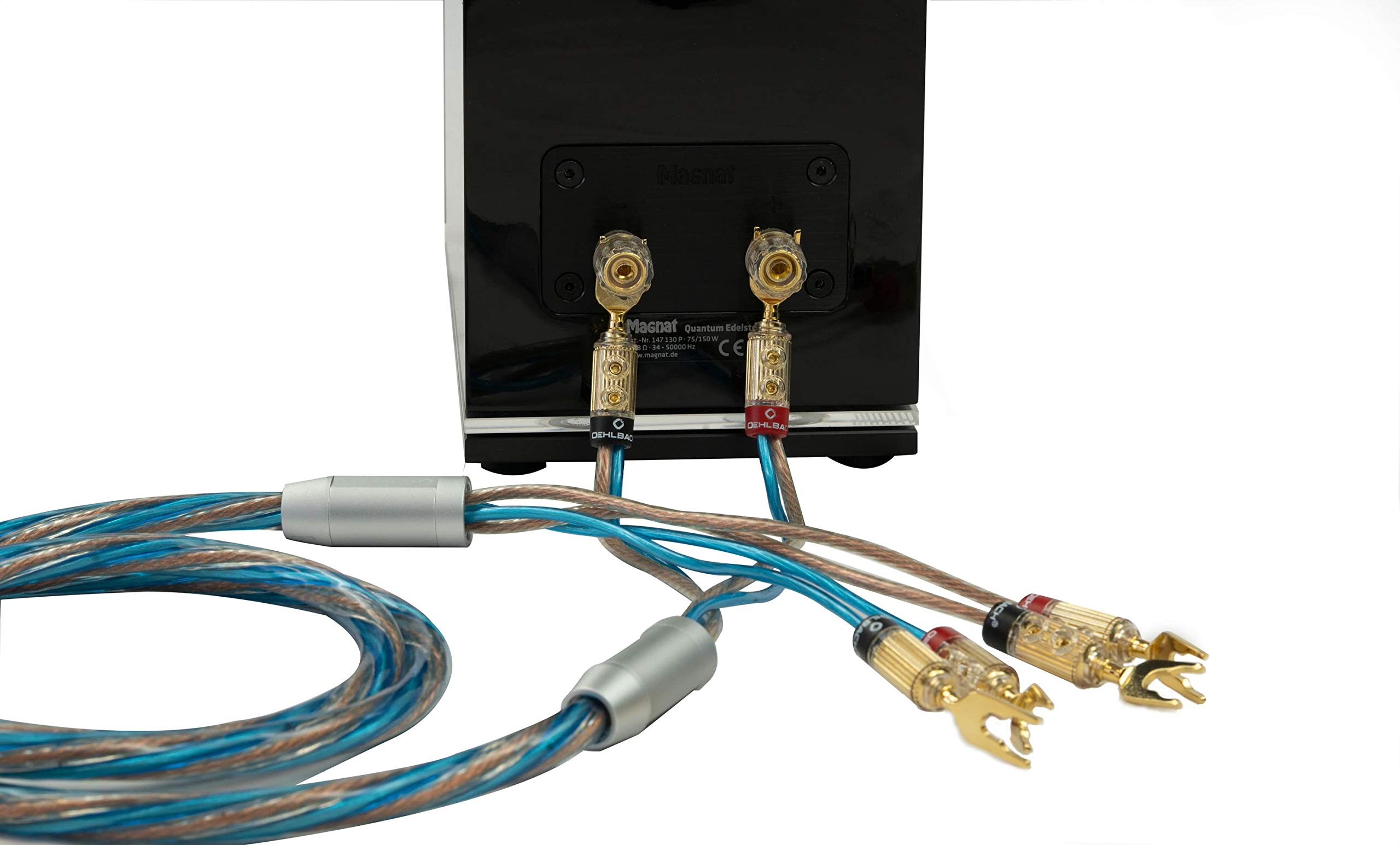 Oehlbach Bi-Tech 4 L Juego De Cables De Altavoz Bi-Wiring Con Zapatas