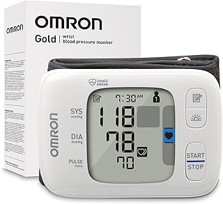 OMRON Gold Wireless Wrist Blood Pressure Monitor for Home Use - #1 Doctor & Pharmacist Recommended Brand - Clinically Validated - Connect App