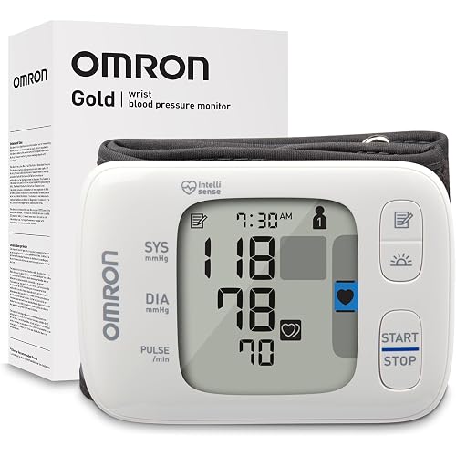OMRON Gold Wireless Wrist Blood Pressure Monitor for Home Use | #1 Doctor & Pharmacist Recommended Brand - Clinically Validated - Connect App