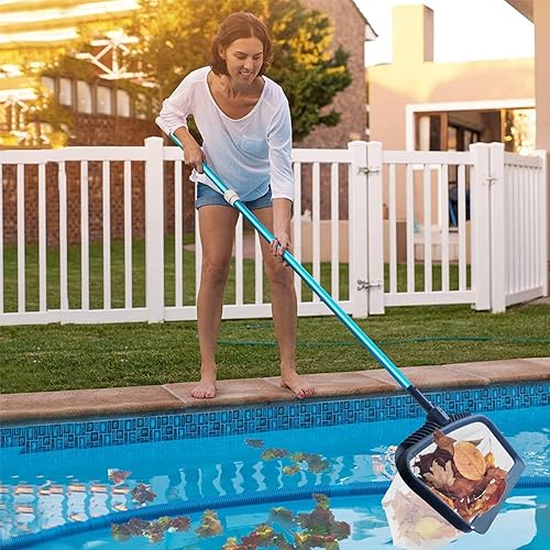 Miniatura 6 de katikies Daveyspa - Red de desnatador de piscina, rastrillo de malla ultrafina, red desnatada de hojas de piscina para limpiar limo, arena, polen,