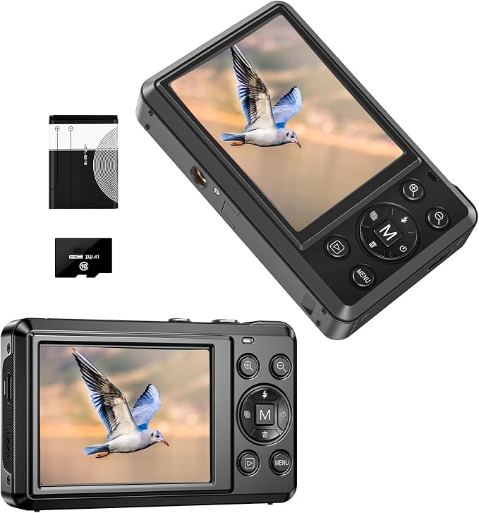 TAUAHA 4K UHD 64MP Digital Camera with Autofocus Shines for Easy Use
