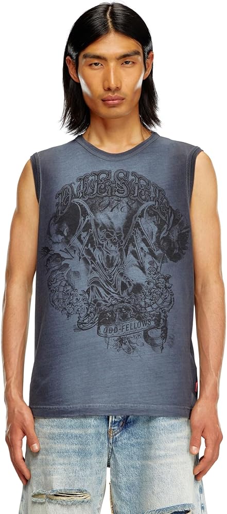 DIESEL タンクトップ ODD FELLOWS グレー 楽天市場】DIESEL ディーゼル（カラーブラック）（タンクトップ